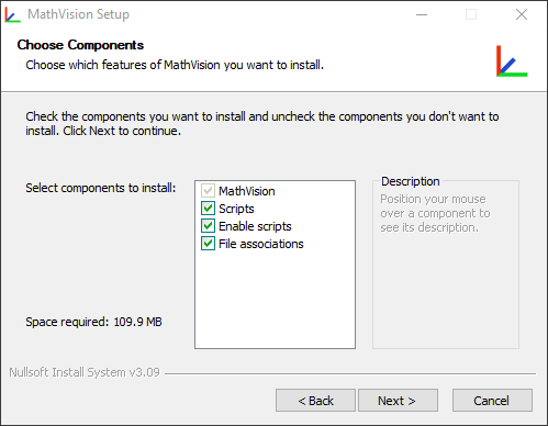 Math vision installer